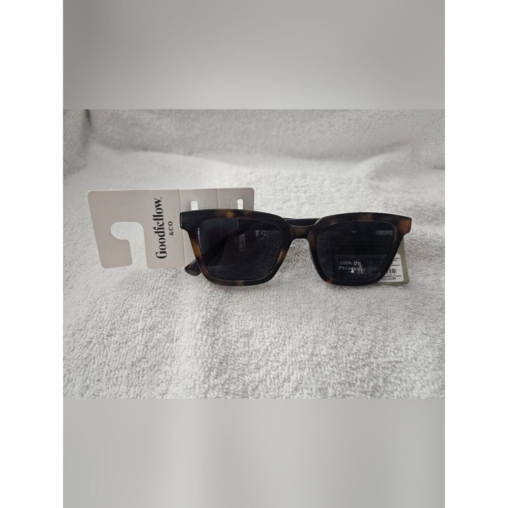 Goodfellow & Co Unisex Sunglasses Tortoise Shell Square Frame UV Protection